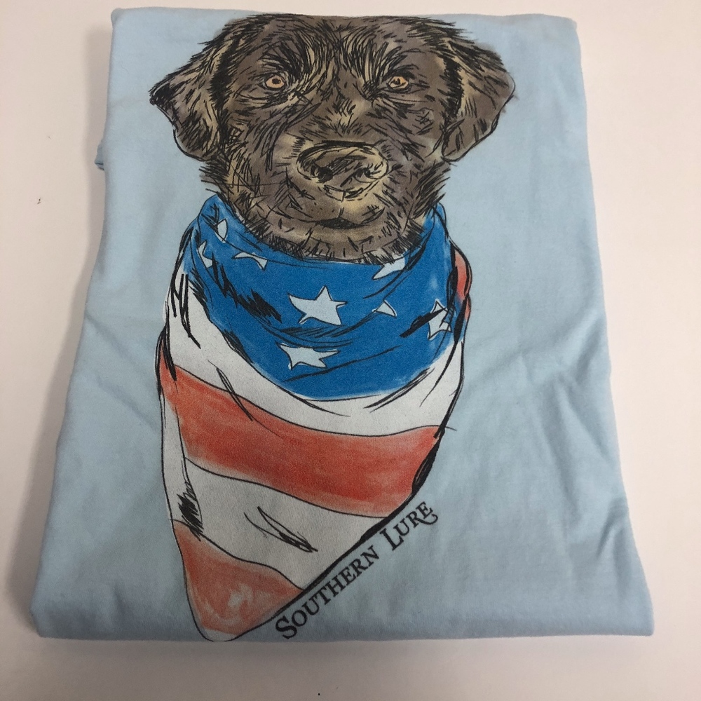 Southern Lure Preppy S/S T-Shirt Sky Blue Med